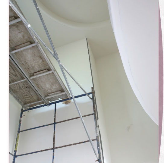 Drywall scaffolding